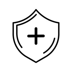 Health icon on white background