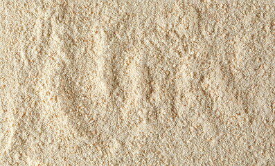 Pile biscuit crumbs background and texture	