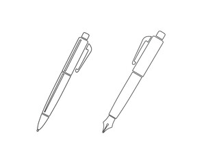 Pen  write icon and design vector illustration