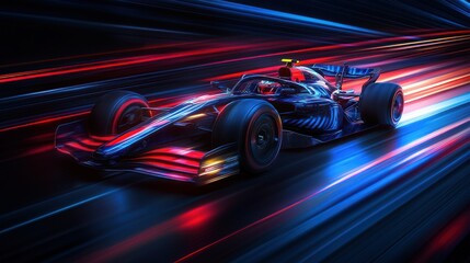 Fototapeta premium Racing car in motion (2)