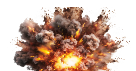 burning fire in the sky