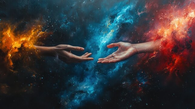 Reaching Hands Across Cosmic Divide