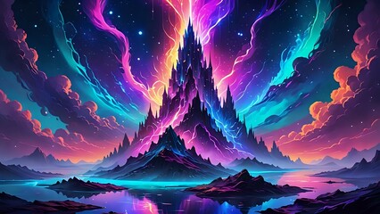 abstract fractal background