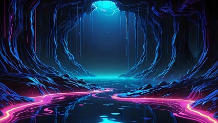 abstract blue background