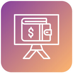 Obraz premium Vector Design Ewallet Icon Style