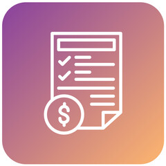 Vector Design Budget Icon Style