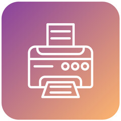 Vector Design Printer Icon Style