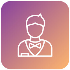 Vector Design Groom Icon Style