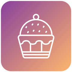 Vector Design Cupcake Icon Style