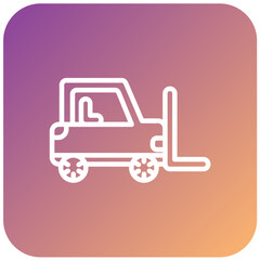 Vector Design Forklift Icon Style