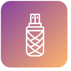 Vector Design Usb Drive Icon Style