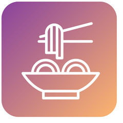 Vector Design Pasta Icon Style