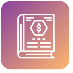 Vector Design Accounting Book Icon Style