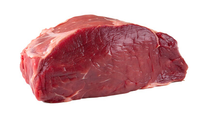 raw tasty beef isolated on white background PNG.AI GENERATED