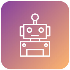 Vector Design Robot Icon Style