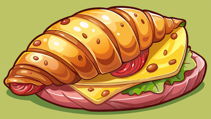 Ham And Cheese Croissant