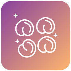 Obraz premium Chickpeas Vector Design Icon Style