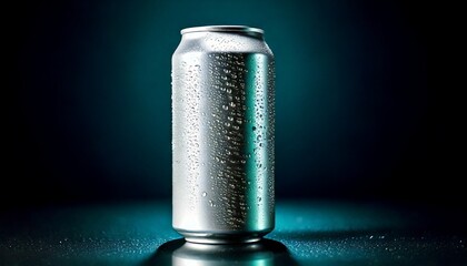 Modern Matte Beer Can Waiting for Striking Label Concepts