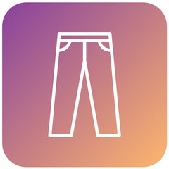 Vector Design Trousers Icon Style