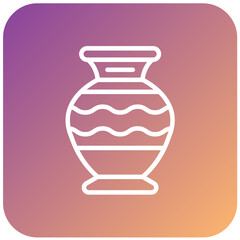 Vector Design Vase Icon Style