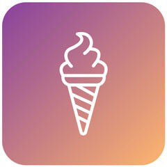 Vector Design Ice Cream Icon Style
