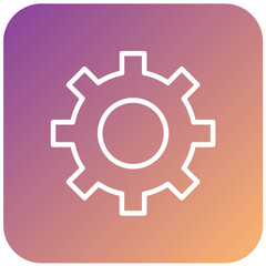 Vector Design Setting Icon Style