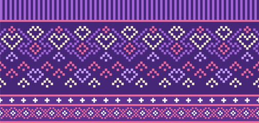 pixel thaitraditional Purple