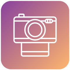 Vector Design Instant Camera Icon Style