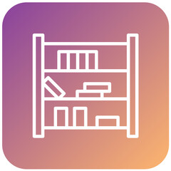 Vector Design Shelf Icon Style