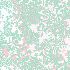 abstract, vector, monochrome, big flowers, all over textiles design, illustration digital image can be used for wrapping paper