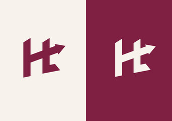 Letter H solid Logo Letter H solid Logo h+ grow icon,Letter H building logo icon design minimalist style illustration. creative simple apartment vector