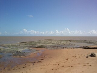 The beach in Kourou in French Guiana