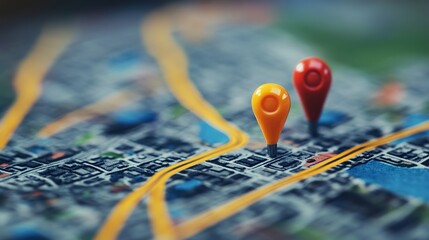 A Detailed Map Displaying a Specific Location: Precision Navigation and Geographic Insight