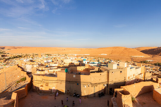 Ksar Of Beni Isguen Panorama from the top of a tower.