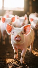 Captivating Pig Portraits: A Glimpse into the Serene Farm Life