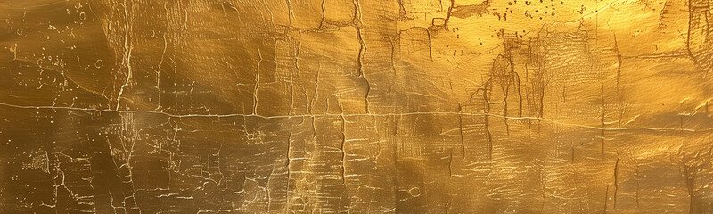 Fototapeta premium Golden Textured Surface with Subtle Cracks