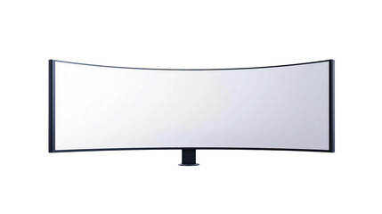 Large-Scale Digital Display Curved Digital Billboard for Urban Advertising, High-Tech Digital Billboard with Blank Screen, Immersive Digital Billboard for Marketing Displays