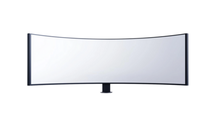 Large-Scale Digital Display Curved Digital Billboard for Urban Advertising, High-Tech Digital Billboard with Blank Screen, Immersive Digital Billboard for Marketing Displays