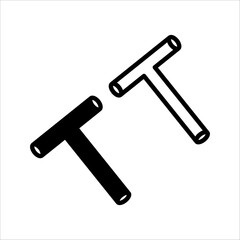 screwdriver set icon, repair symbol. , Vector illustration, with white background