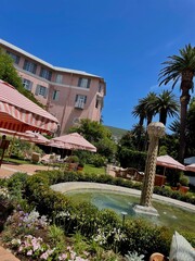 Scenic European Fountains and Historic Parks in Spring