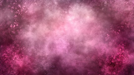 Ethereal pink and purple haze abstract background with grunge textures