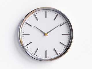 Polished Minimalist Eco Wall Clock for Modern Interior Decor