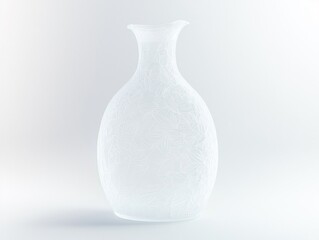 Elegantly Designed Eco Friendly Glass Vase with Intricate Patterns