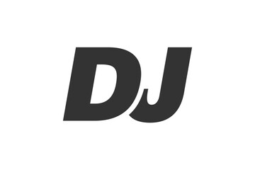 DJ Techno Editable Font Logo For Corporate Branding. Bold, Futuristic Design With Unique Typographic Ideas. Minimal Custom Type And Dynamic Letter