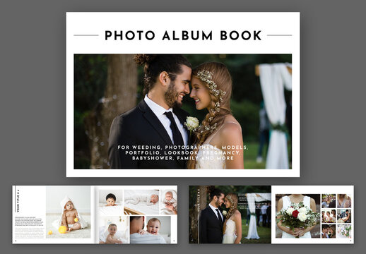 Photography Album Book Layout