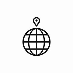 global service icon sign vector