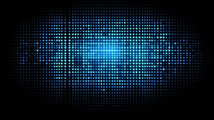 futuristic blue and black abstract background with grid-like glowing patterns, sleek and high-tech, bold design