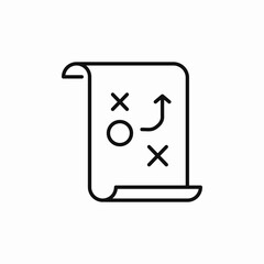 strategy plan icon sign vector