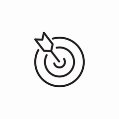 target attempt icon sign vector
