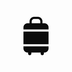trip luggage icon sign vector